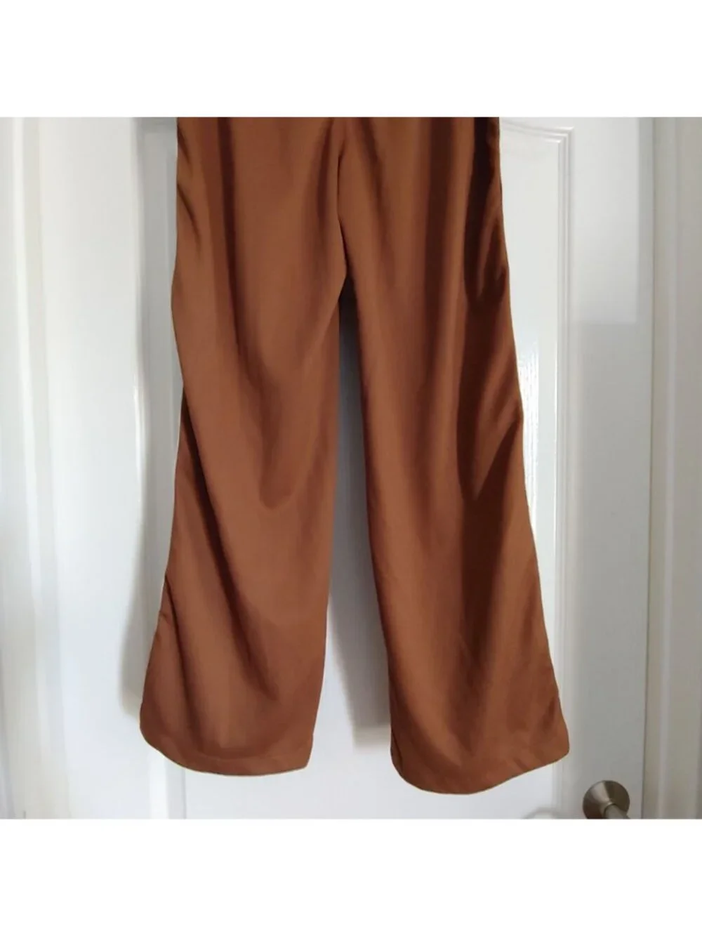 Mens Track Pants Side Tape Cross Streetwear Loungewear Y2K Chocolate Brown M